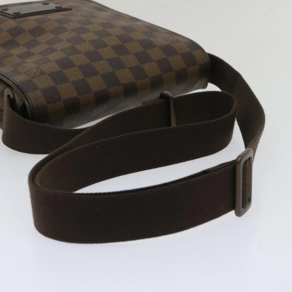 LOUIS VUITTON Damier Ebene Brooklyn PM Shoulder Bag N51210 LV Auth 34722 - Picture 9 of 12